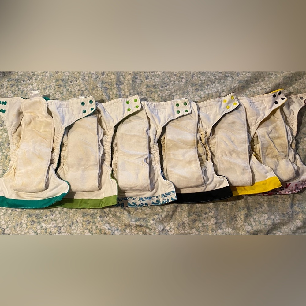 Sweet Pea Bamboo All In One Cloth Diapers - Picture 1 of 5